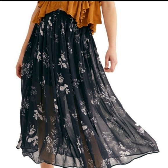 Free People "Lydia" Maxi Skirt - Picture 2 of 7
